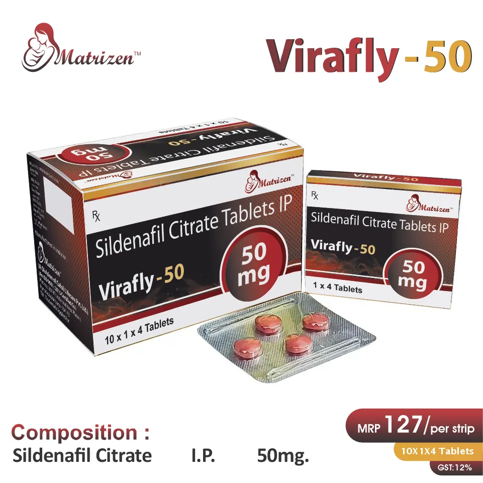 Sildenafil Citrate 50mg Tablet | Best Price for PCD Pharma Franchise in Erectile Dysfunction Care